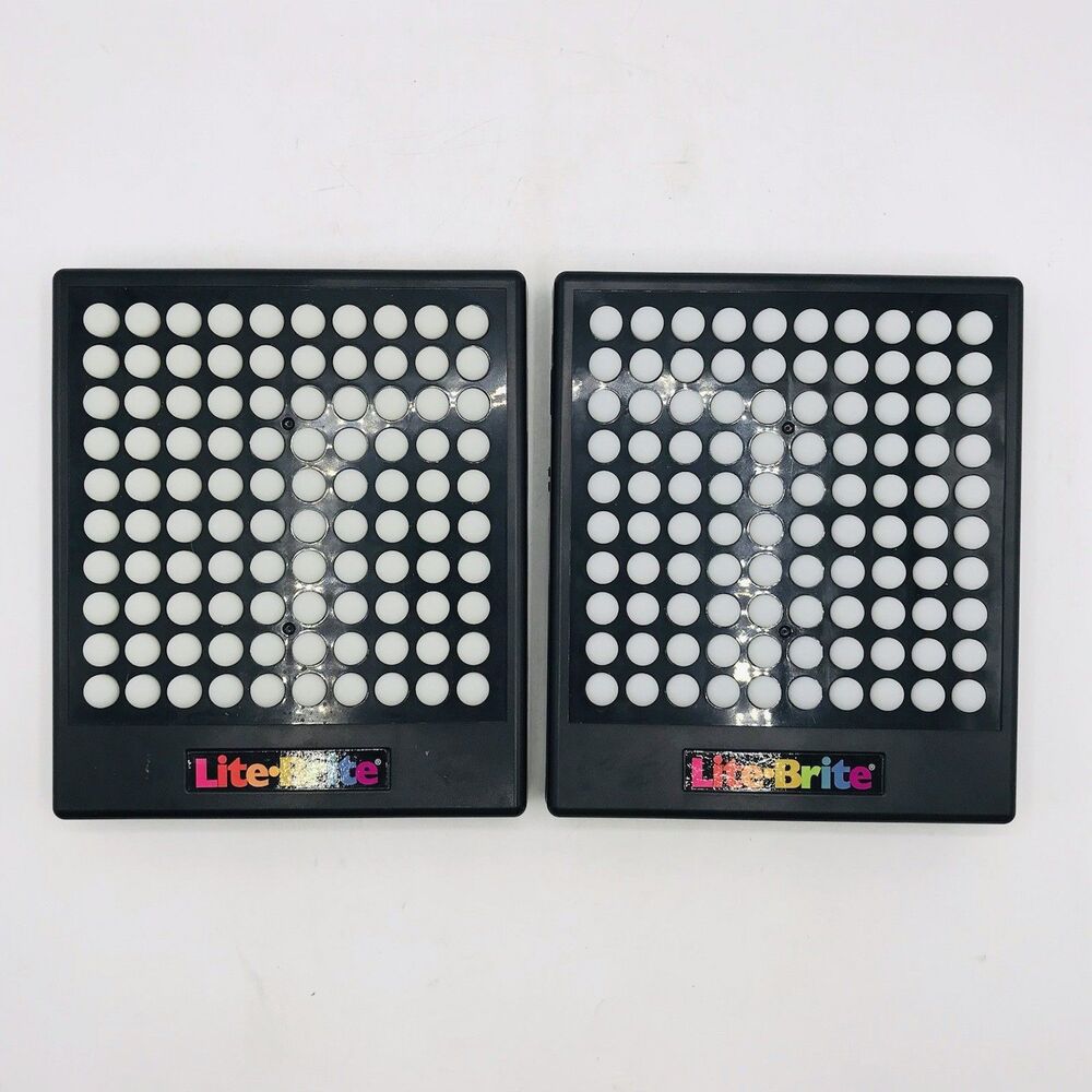 Lot of 2 Lite-Brite Touch Create Play Animate Light up Portable Stem Sensory